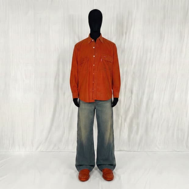 budweiser corduroy shirt