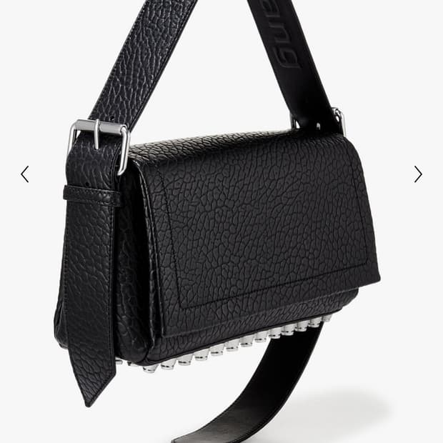 알렉산더왕 RICCO 램스킨 레더 미디엄 컨버터블 플랩 백