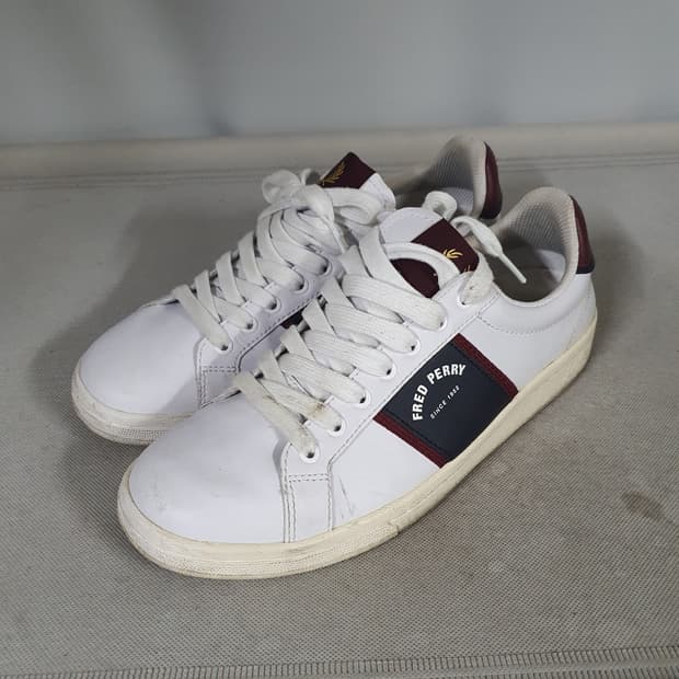 프레드페리 B721 레더 아치 스니커즈