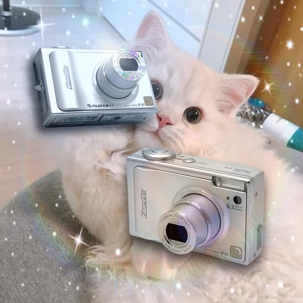 [인플루언서픽!] 후지필름 Finepix F10 실버 디지털카메라