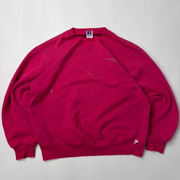 90s Russell Sweatshirt (raspberry pink)