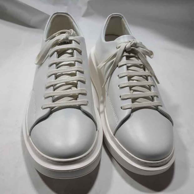 P-31 오버솔 가죽스니커즈 43사이즈(265)