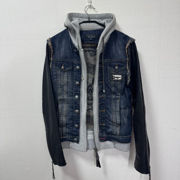 필립플레인 파이트클럽 레이어드 자켓 S