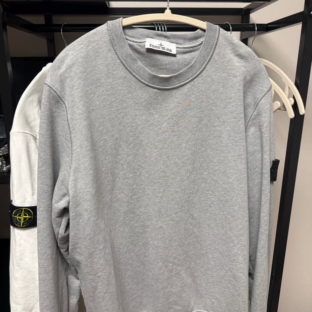 23ss 스톤아일랜드 맨투맨 그레이 3XL 새상품급