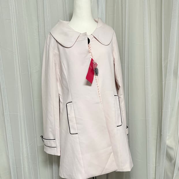 Pinky girls 히메갸루 연핑크 코트 데드스탁 라떼걀