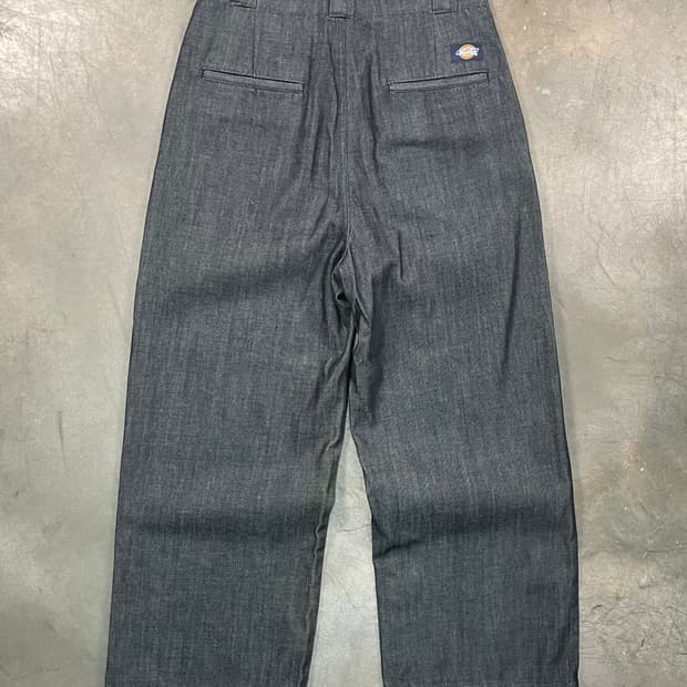 디키즈 X Fray ID 와이드 데님 팬츠 