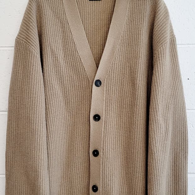 [XL~XXL] 무신사스탠다드 램스울 오버사이즈 니트가디건 판매