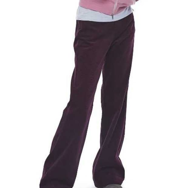 Qduroy Corduroy Bootcut Pants - Wine