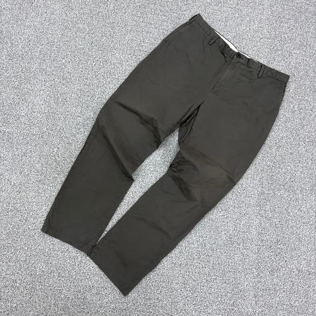 92 헤지스 남성 차콜 면바지  0421J