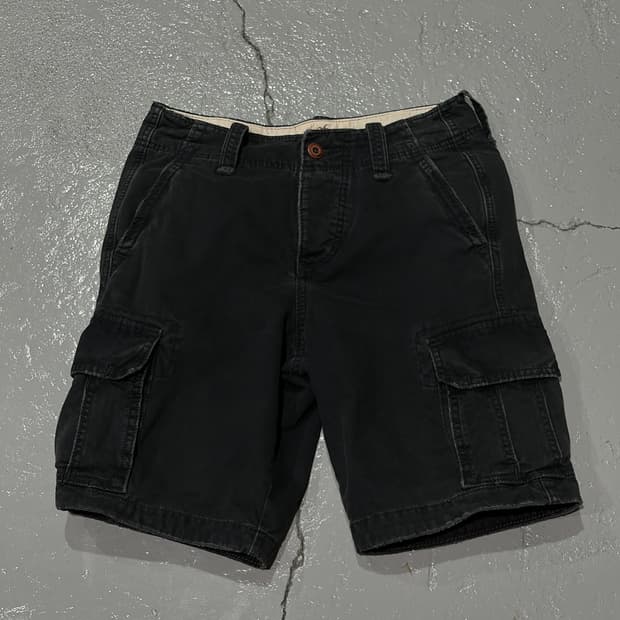 홀리스터(Hollister) 블랙 카고 반바지