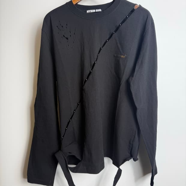 혜인서 HEINSEO 다스트레스트 롱슬리브 셔츠 