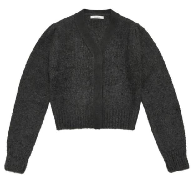 아모멘토 그랜마 가디건 블랙