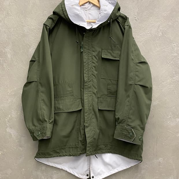 [L] 8-90s 한국군 밀리터리 리버서블 스키파카 자켓