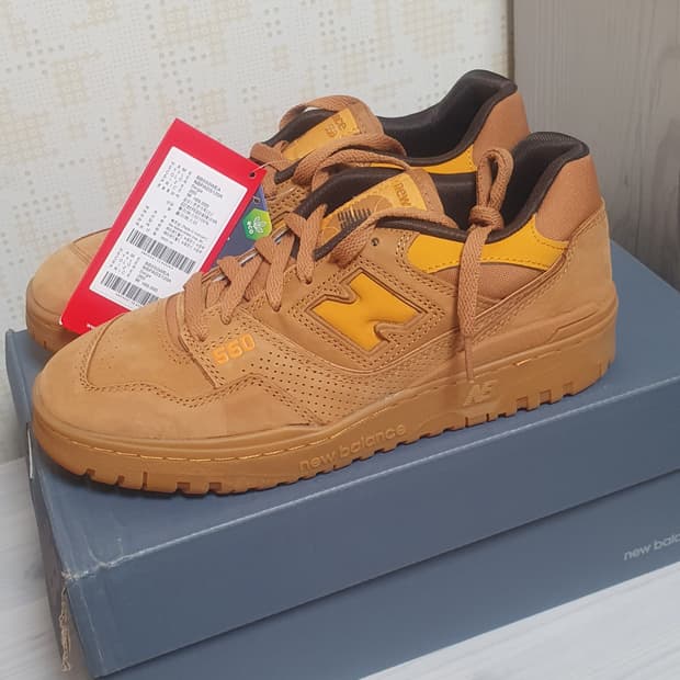 뉴발란스 550 브라운 260사이즈 판매 된장 