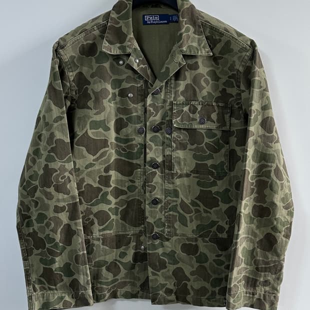 폴로 p-44 HBT 덕 카모 밀리터리 자켓 (va.85)