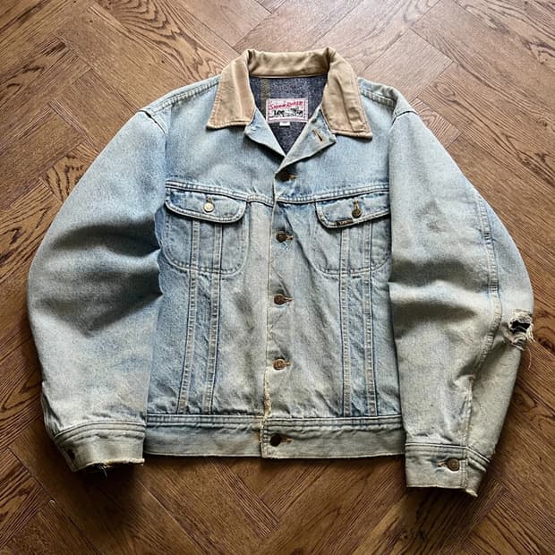 [L]80's Lee 스톰라이더 빈티지 워싱 트러커 자켓 R4