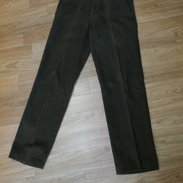 제냐 코듀로이 팬츠 올리브색 32