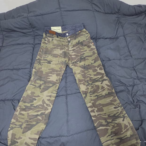 앤더슨벨 카모플라주 카펜터 팬츠 29사이즈