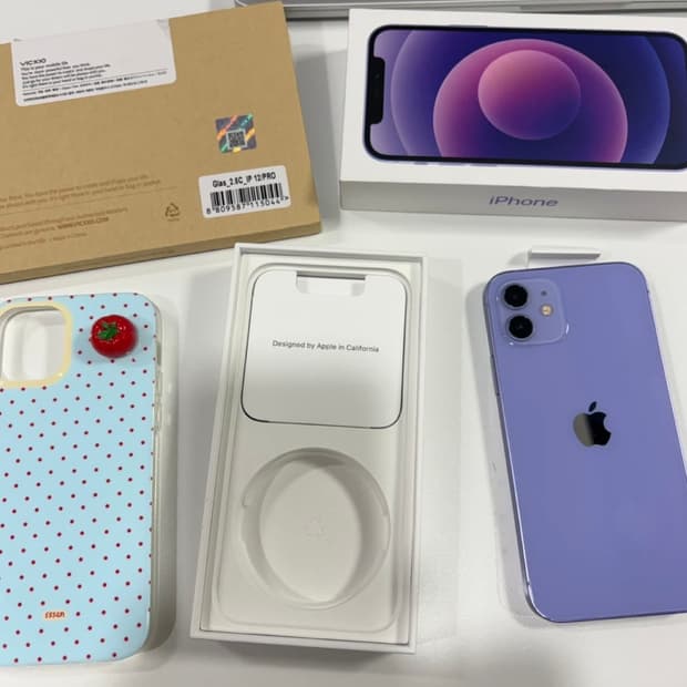 아이폰12 퍼플 256GB 자급제