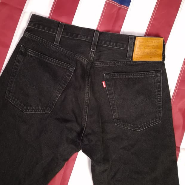 오리지날 리바이스 517 부츠컷 블랙진