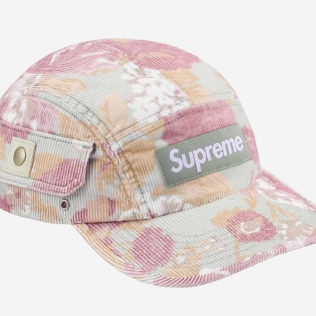 슈프림 Supreme 코듀로이 캠프캡 플로랄