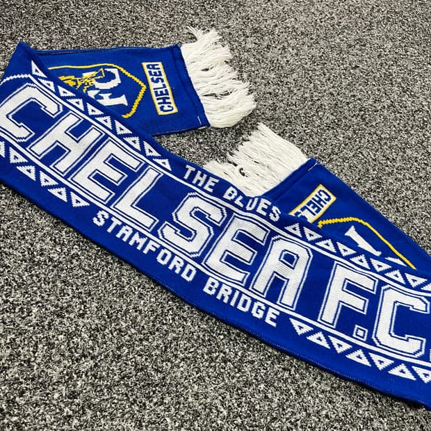첼시 FC 머플러 슬로건 블루