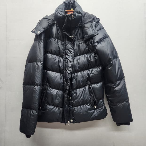 나이키 로고 투웨이 덕다운 스트링 후드패딩 S(M)