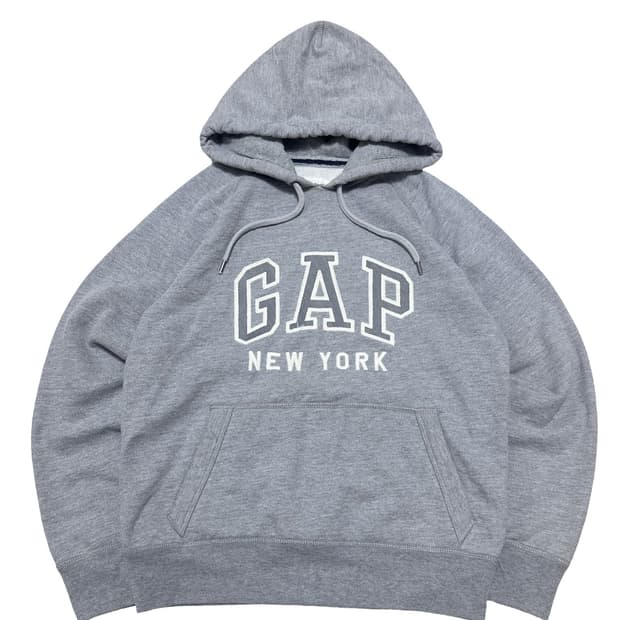 GAP 뉴욕 그레이 후드티