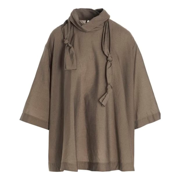 Lemaire Knotted Scarf Blouse