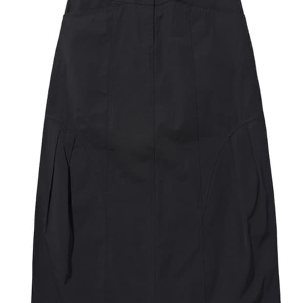 미스치프 롬버스 롱 스커트 블랙 M 새상품