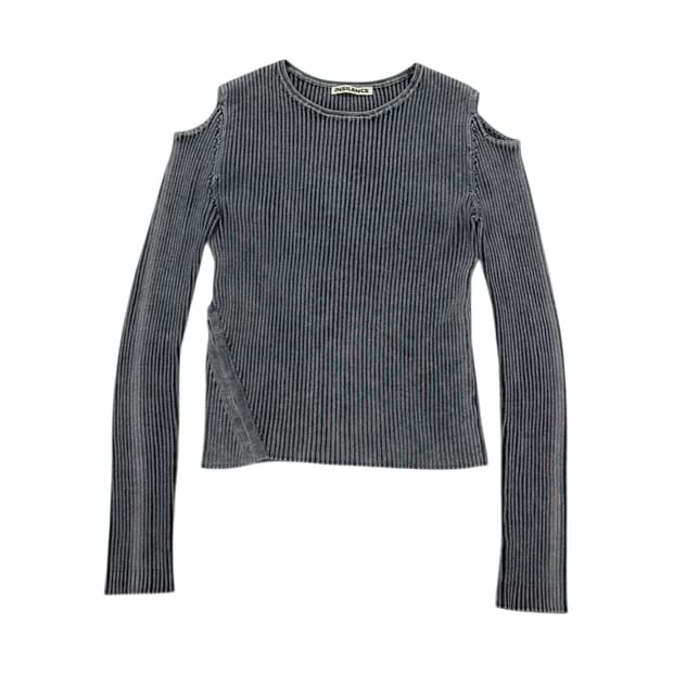 인사일런스 우먼 워시드 리브드 니트 M