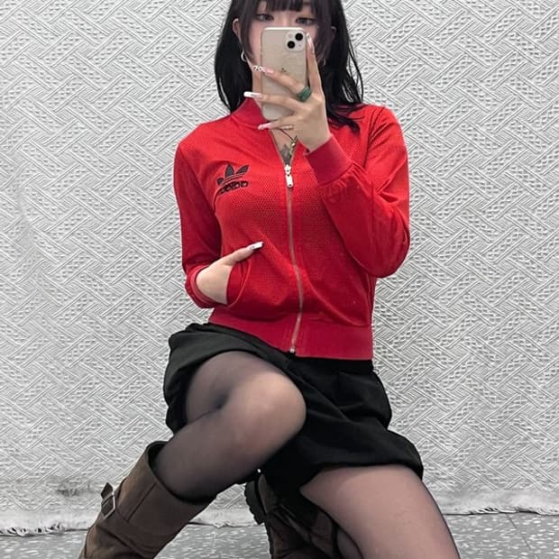 아디다스 올드스쿨 흑탭 유로파 스트릿 매쉬 져지 집업 F C11339