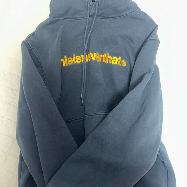 디스이즈네버댓 후드티 네이비 m