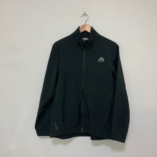 나이키 ACG 차콜 져지 집업 빈티지 L 트레이닝 자켓