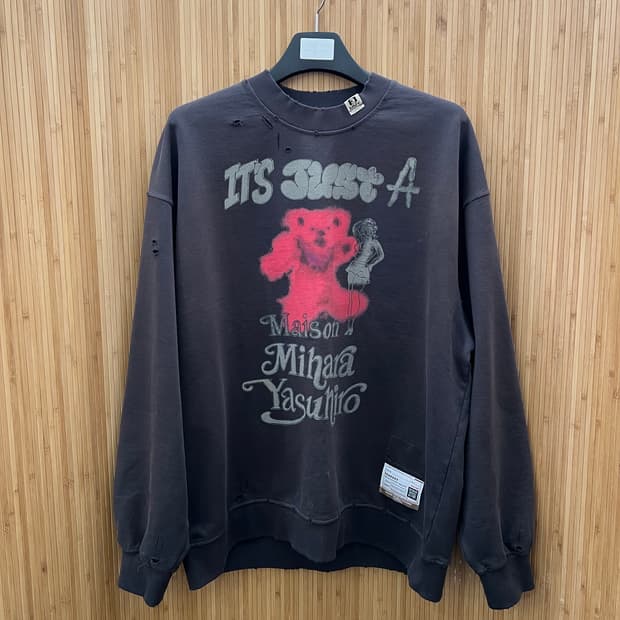 미하라야스히로 베어 맨투맨 L판매 희귀매물