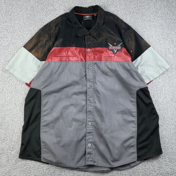 할리데이비슨 반팔 셔츠 다잉 커스텀 ( 4XL ) / 13261