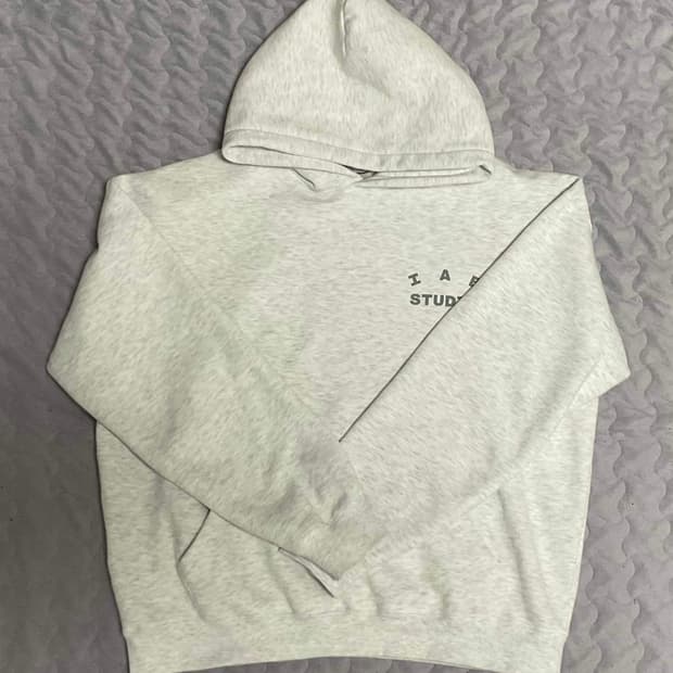 아이앱 스튜디오 라이트 그레이 후드티(XL)