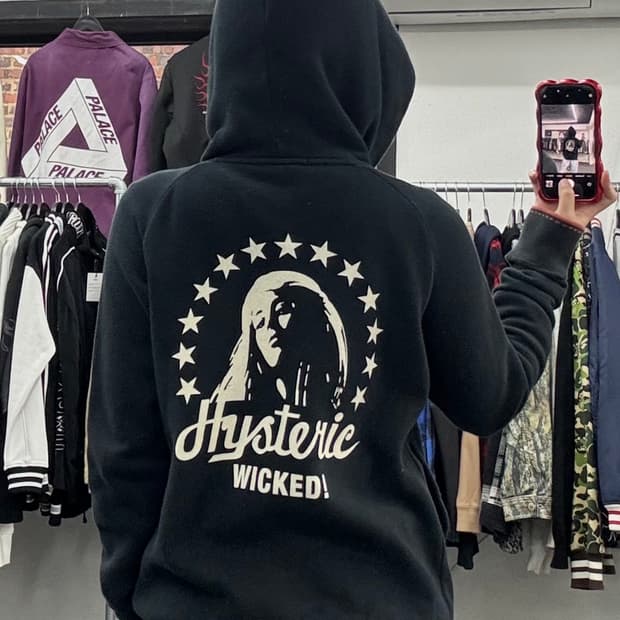 히스테릭 글래머 히스걸 코튼 후드 자켓