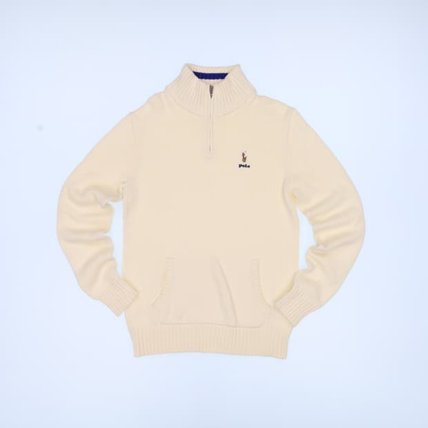 XL18-20 폴로 보이즈 반집업 니트 N7554
