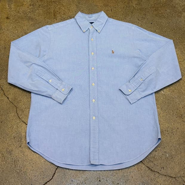 새상품급 90s 미국 빈티지 폴로랄프로렌 옥스포드 긴팔 셔츠