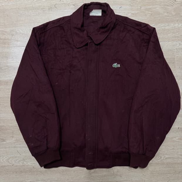 라코스테 스웨이드 방풍자켓