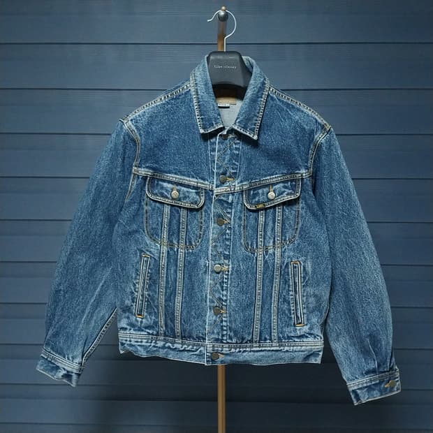 M ) Lee '90 빈티지 데님 라이더 트러커 자켓