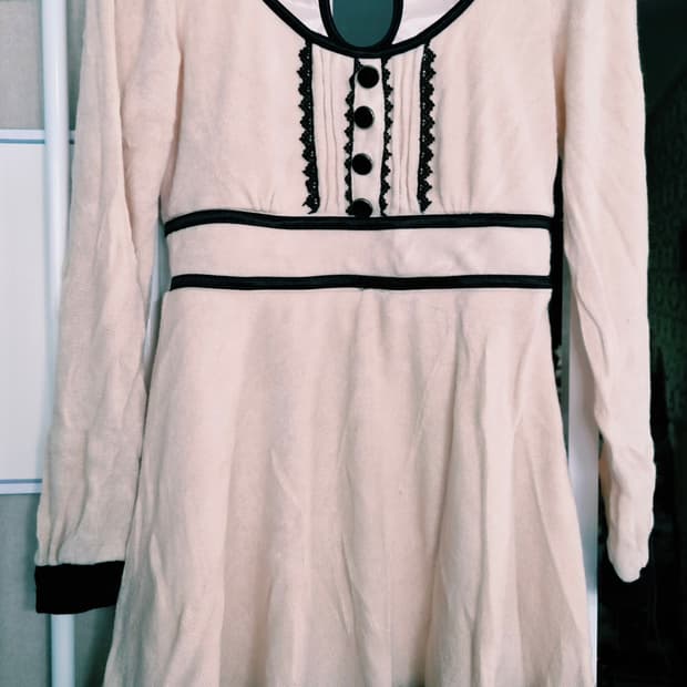 세실맥비 연핑크 니트원피스