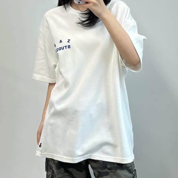 아이앱스튜디오 빅로고 반팔 티셔츠