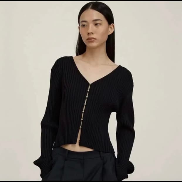 gbh 지비에이치 ball button cardigan 가디건