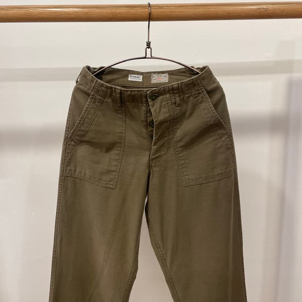 beams boy x buzz rickson's fatigue pants