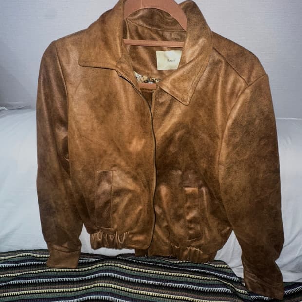 빈티지 스웨이드 자켓