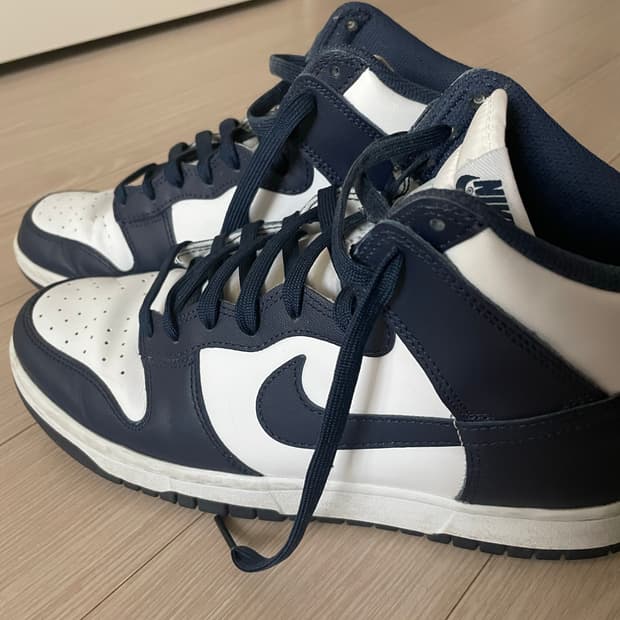 나이키 덩크 하이 레트로 챔피언쉽 네이비