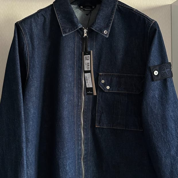 스톤아일랜드 라이트 데님 불 자켓 XL(105-110) 새상품