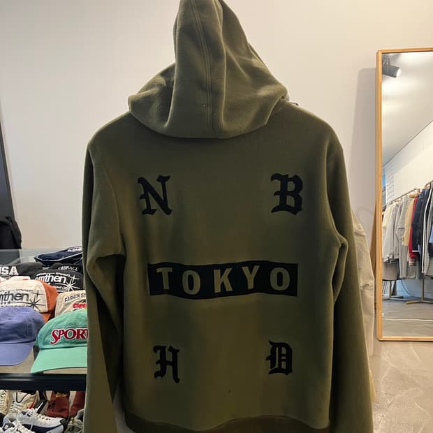 네이버후드x아디다스 후리스 후드티